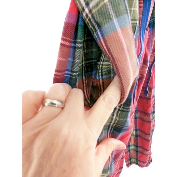 Boden Women's Checkered Print Flannel Pajama Pants Sleepwear Size Medium Red - Picture 5 of 9